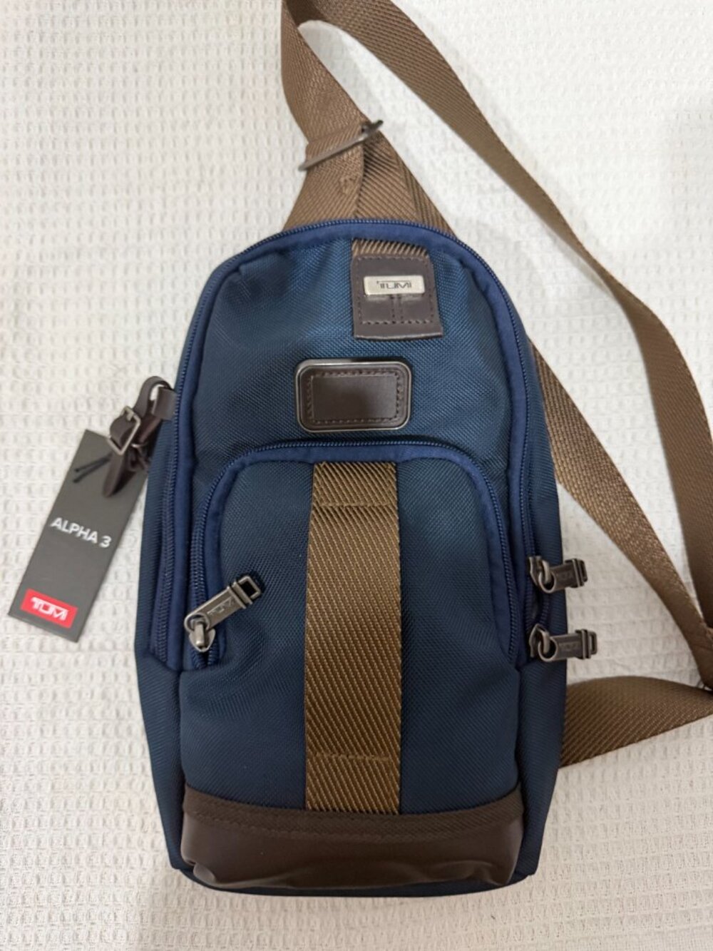 🔥 Tumi Alpha Bravo Compact Shoulder Bag|Chest Pack-blue